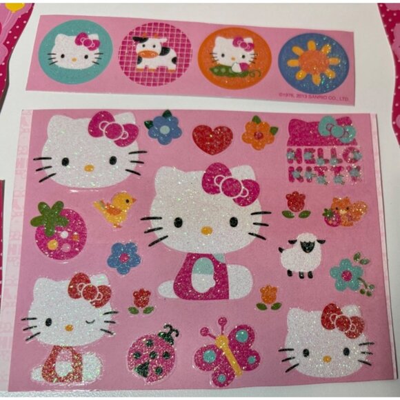 Hello Kitty 2013 sticker lot glitter - Picture 3 of 5